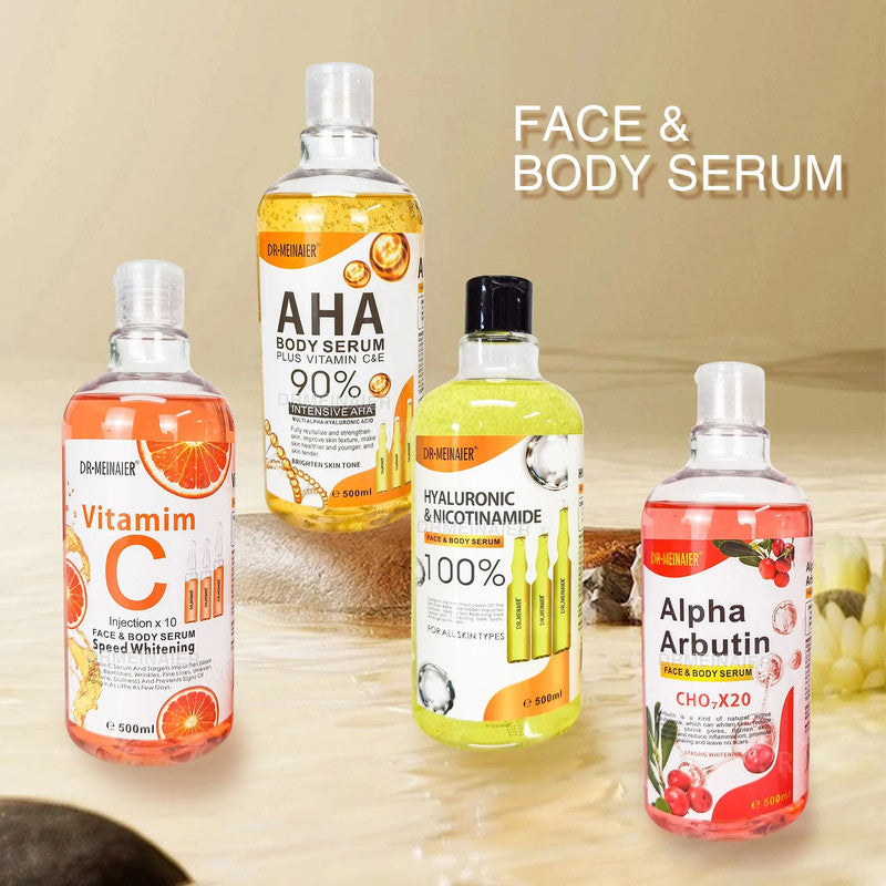 Hyaluronic Acid Face Serum for Whitening & Moisturizing Skin, Lightening Body Serum for Youthful Skin