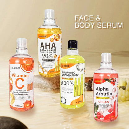 Hyaluronic Acid Face Serum for Whitening & Moisturizing Skin, Lightening Body Serum for Youthful Skin