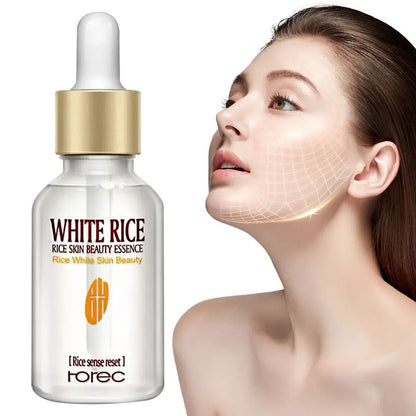 White Rice Whitening Serum Face Moisturizing Cream Anti Wrinkle Anti Aging Face Fine Lines Acne Treatment Skin Care