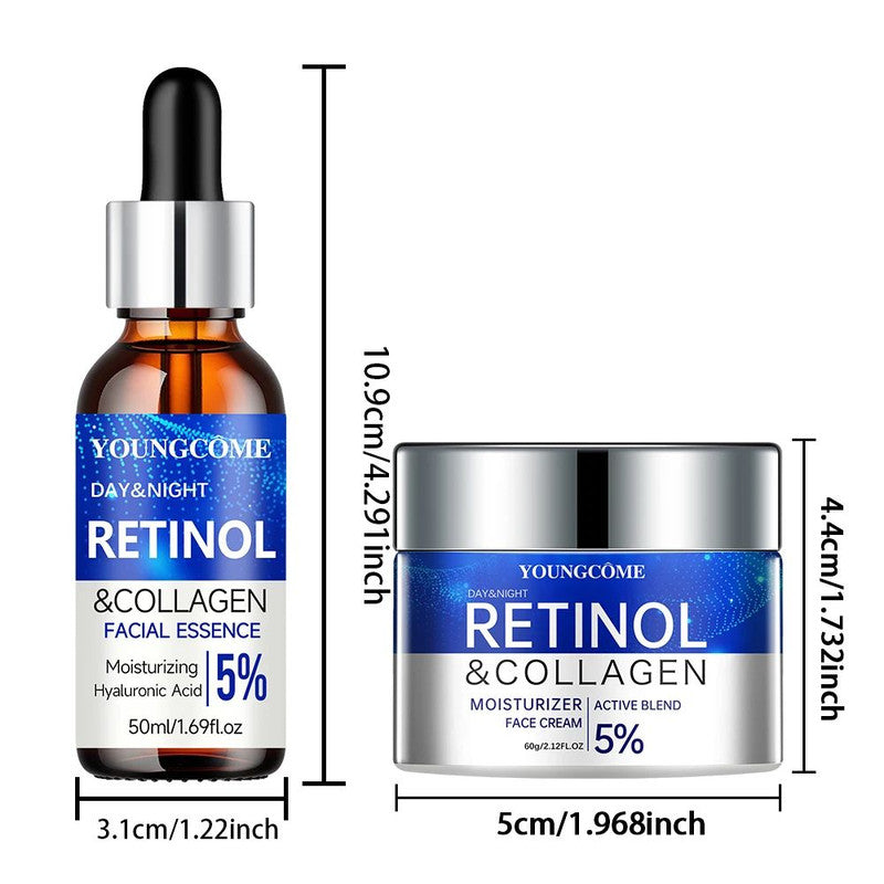 Retinol & Collagen Firming Cream Serum, Repairs Skin, Increases Elasticity, Deep Hydration for Radiant Glow