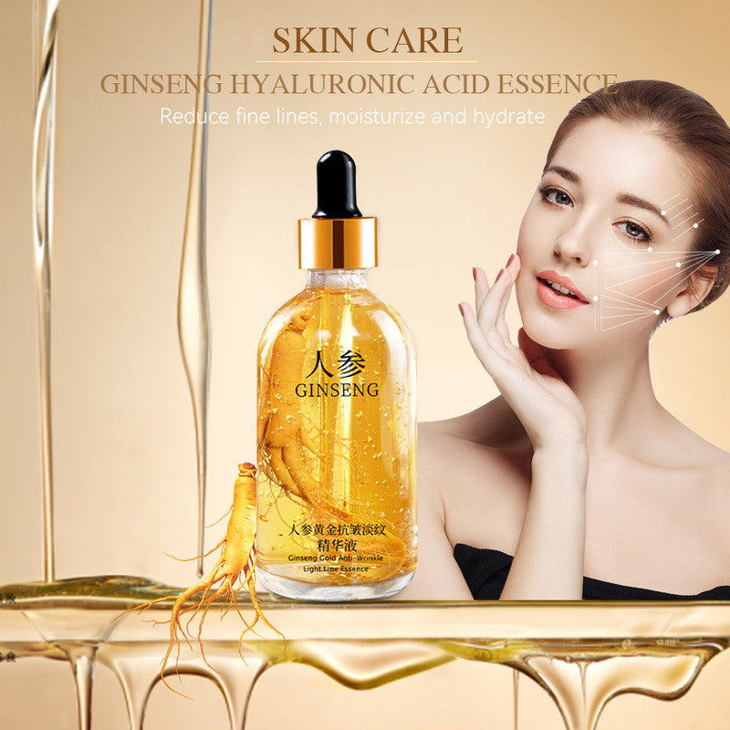 Nicotinamide Face Serum with 24K Gold Hyaluronic Acid, Anti-Aging Collagen Essence for Skin Lifting and Whitening