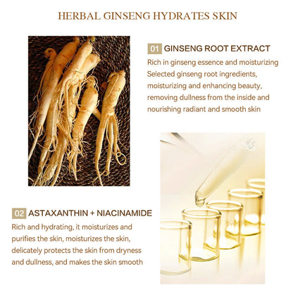 Nicotinamide Face Serum with 24K Gold Hyaluronic Acid, Anti-Aging Collagen Essence for Skin Lifting and Whitening