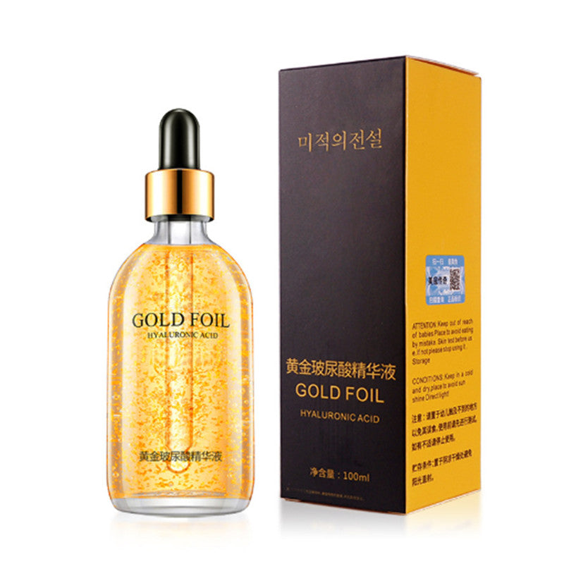 Nicotinamide Face Serum with 24K Gold Hyaluronic Acid, Anti-Aging Collagen Essence for Skin Lifting and Whitening