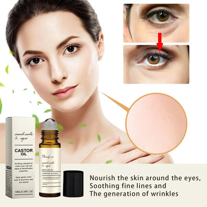 Castor Oil Eye Serum Anti Wrinkle Dark Circle and Puffiness Remover