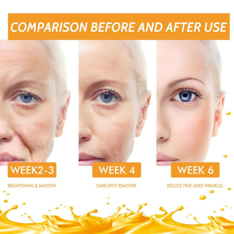 Vitamin C Facial Serum Brighten Skin Lighten Spots Hyaluronic Acid Face Essence Skin Care Products