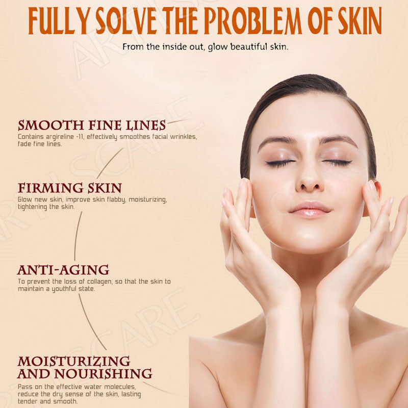 Peptide Face Liquid, Six Peptides Complex Serum for Anti-Aging & Deep Hydration