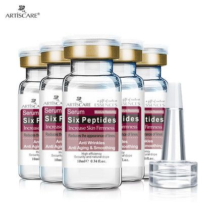 Peptide Face Liquid, Six Peptides Complex Serum for Anti-Aging & Deep Hydration