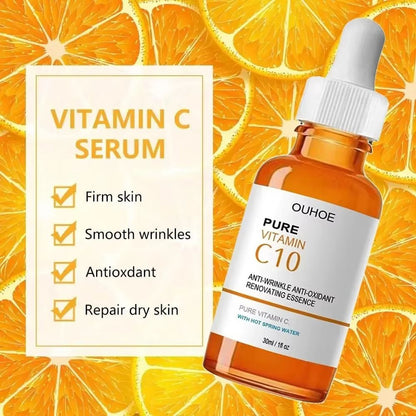 Vitamin C Wrinkle Remover Face Serum – Lifting, Firming, and Anti-Aging Essence for Fine Lines and Skin Nourishment