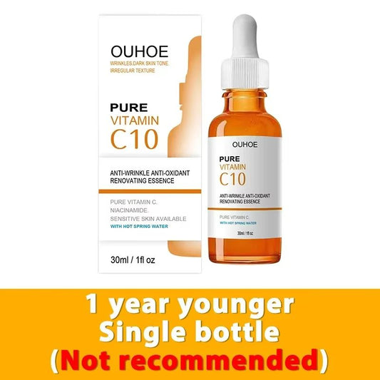 Vitamin C Wrinkle Remover Face Serum – Lifting, Firming, and Anti-Aging Essence for Fine Lines and Skin Nourishment