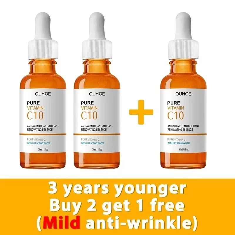 Vitamin C Wrinkle Remover Face Serum – Lifting, Firming, and Anti-Aging Essence for Fine Lines and Skin Nourishment