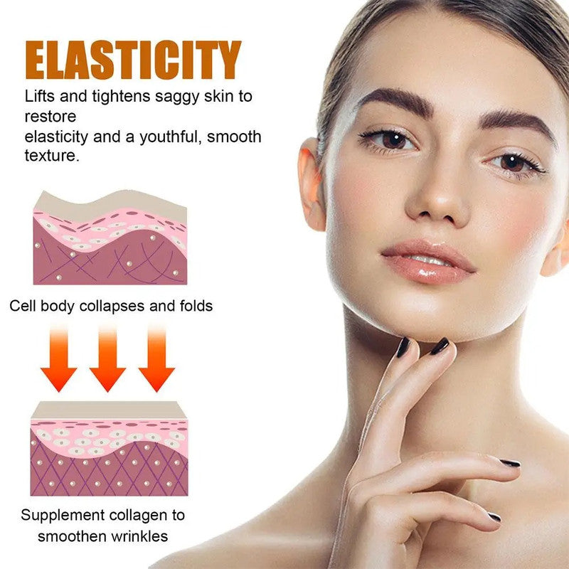 Collagen Face Serum, Face Moisturizing Fade Fine Lines Brightening, Facial Serum Lifting Neck Skin Care, Anti Aging Boos