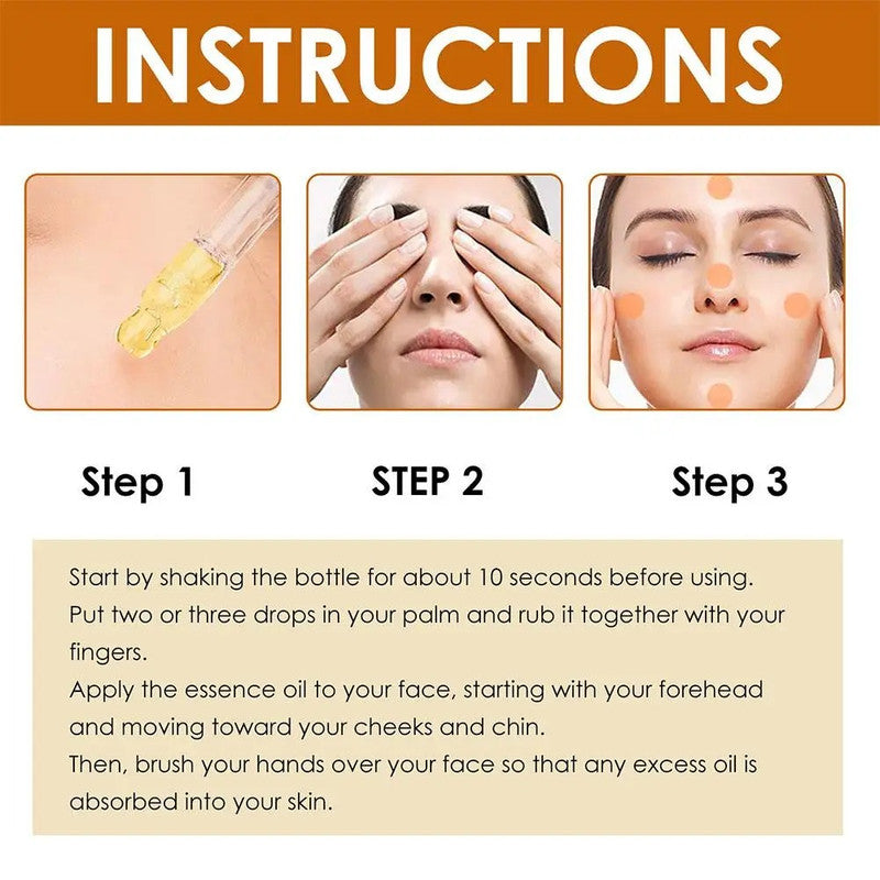 Collagen Face Serum, Face Moisturizing Fade Fine Lines Brightening, Facial Serum Lifting Neck Skin Care, Anti Aging Boos