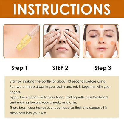 Collagen Face Serum, Face Moisturizing Fade Fine Lines Brightening, Facial Serum Lifting Neck Skin Care, Anti Aging Boos