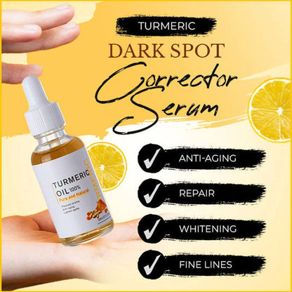 Organic Turmeric Dark Spot Corrector Serum - Natural, Effective, Anti-Ageing & Repairs Stubborn Spots